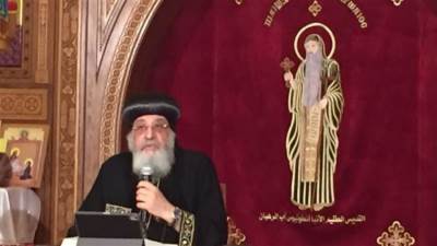 البابا تواضروس يشيد بجهود الدولة المصرية في حادث أبو سيفين" ويدعو لعدم الالتفات للمعلومات المغلوطة
