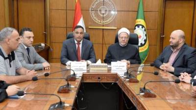 مفتي الجمهورية يلتقي محافظ الدقهلية لتنسيق إنشاء فرع لدار الإفتاء بالمنصورة 