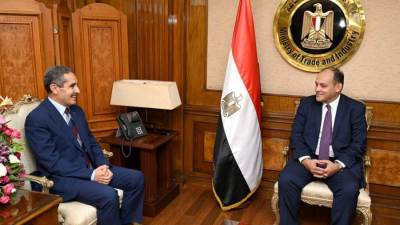 وزير التجارة والصناعة يستقبل محافظ الغربية ويستعرضان منظومة التنمية الصناعية