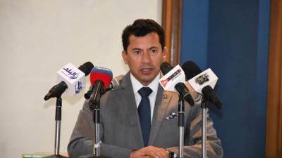 وزير الرياضة ومحافظ جنوب سيناء يشهدان الاعلان عن البطولة العربية الدولية للهجن