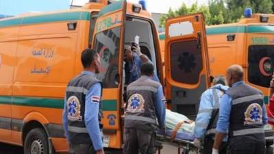 مصرع 7 وإصابة 13 من أسرة واحده في حادث انقلاب ميكروباص بالإسماعيلية