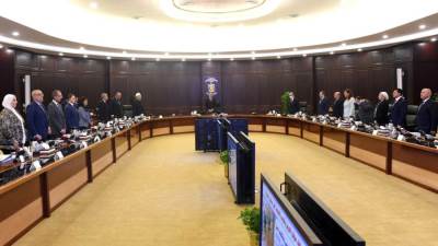 الوقوف دقيقة حدادا باجتماع مجلس الوزراء على ضحايا حادث كنيسة "أبي سيفين"