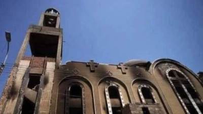 تحقيقات النيابة العامة تنفي العمدية في حريق كنيسة أبو سيفين بإمبابة 