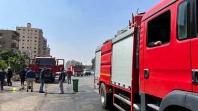 بسبب ماس كهربائي.. اخماد حريق محدود بكنيسة الملاك بالمعصرة