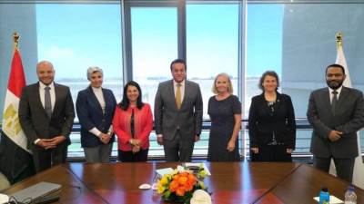 وزير الصحة يستقبل ممثلي الوكالة الأمريكية للتنمية الدولية ومنظمة الصحة العالمية لتعزيز التعاون