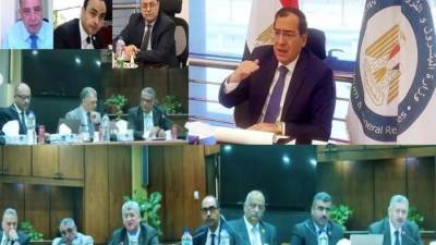 اجتماع اللجنة العليا للمشروعات البترولية لمتابعة تنفيذ عدد من المشروعات الجديدة