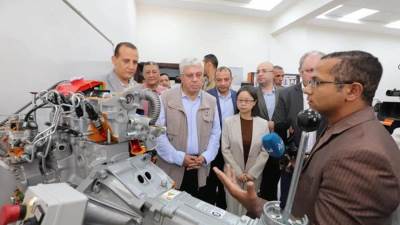 وزير التعليم العالي يتفقد جامعة بني سويف التكنولوجية وتوسعاتها الجديدة