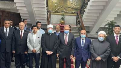 وزير الشباب يصل القليوبية للمشاركة فى إحتفالات العيد القومى للمحافظة