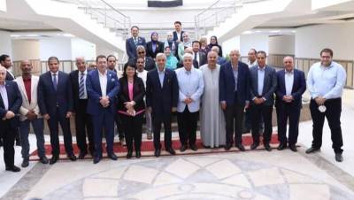 وزير التعليم العالي يتفقد جامعة المنوفية الأهلية