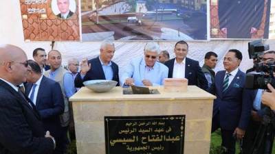 وزير التعليم العالي يضع حجر أساس المدينة الطبية لجامعة المنوفية 