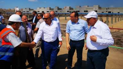 خلال زيارته لشركة غزل المحلة.. عصمت يجري جولة تفقدية بمواقع الإنشاءات الجديدة للمصانع