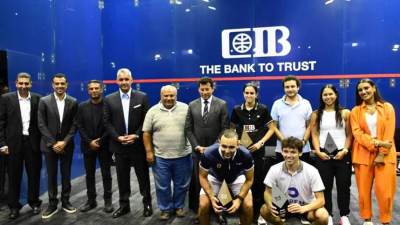 وزير الرياضة يشهد ختام بطولة CIB المفتوحة للإسكواش بنادي زد