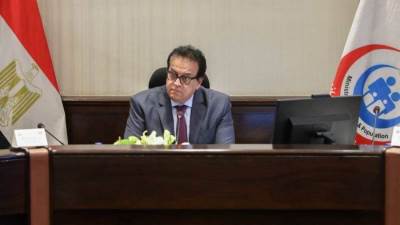 وزير الصحة يطلع على خطة التأمين الطبي لمؤتمر المناخ" COP27" 