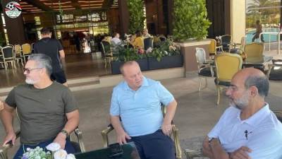 مدرب المنتخب الأوليمبي يزور المقاولون العرب خلال معسكره بالإسكندرية 