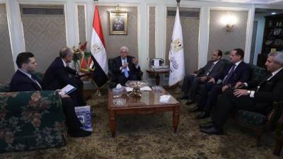 وزير التعليم العالي يبحث دعم علاقات التعاون العلمي والبحثي مع بيلاروسيا