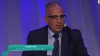 سويلم: مصر تواجه تحديات عديدة في مجال المياة نطراً لمحدودية الموارد المائية