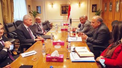 تفاصيل اجتماع وزير قطاع الأعمال العام ورئيس هيئة الشراء الموحد