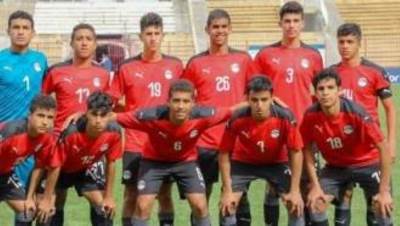 إنتهاء الشوط الأول بالتعادل السلبي بين منتخبى مصر للناشئين والمغرب بكأس العرب