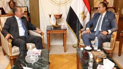 «السبكي» يلتقي محافظ المنطقة الروتارية 2451 (روتاري مصر) لبحث التعاون