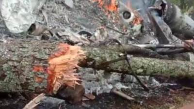 مصرع طاقم مروحية عسكرية سورية إثر سقوطها نتيجة عطل فنى