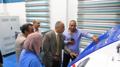 بدء التشغيل التجريبي لمعامل هيئة الرفابة على الصادرات والواردات بميناء السخنة