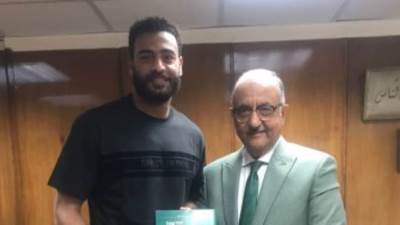 البنك الأهلى يعلن التعاقد مع محمد أبو جبل لمدة 3 مواسم