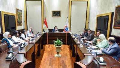 وزير الصحة يستقبل الممثل المقيم لبرنامج الأغذية العالمي بمصر