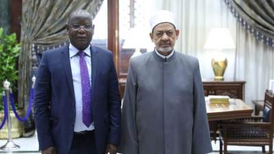 شيخ الأزهر ووزير داخلية النيجر يؤكدان أهمية جهود الأزهر في مجابهة التطرف بأفريقيا