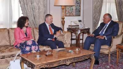 وزير الخارجية يلتقي المفوض العام لوكالة غوث وتشغيل اللاجئين الفلسطينيين "الأونروا"