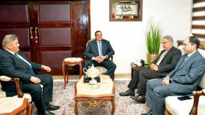 وزير التنمية يستقبل وفد لجنة الإدارة المحلية بمجلس النواب