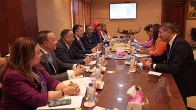 وزير السياحة يستقبل وكيل الأمين العام للأمم المتحدة والمدير التنفيذي المعني بالمخدرات