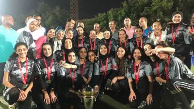 بنات التنمية الشبابية بالجزيرة يتوجن بدوري منطقة القاهرة للهوكي