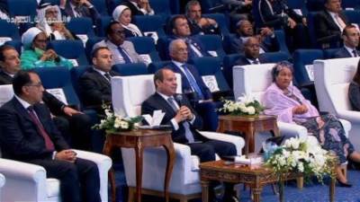 الرئيس السيسي: يمكن مصر تكون الدولة رقم 1 فى معالجة المياه