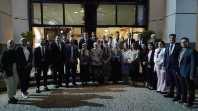 مركز الإبتكار الشبابي والتعلم يستضيف وفد شباب الصحفيين الألمان