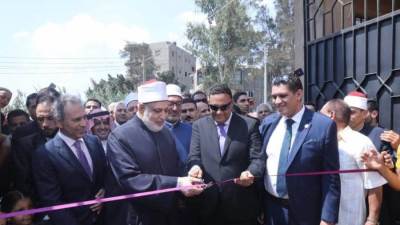 قيادات الأزهر ومحافظ الدقهلية يفتتحون مجمع معاهد أزهرية بنبروه 