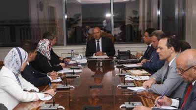 وزير النقل يستقبل وفد البنك الأوروبي للاستثمار  EIB لمتابعة المشروعات المشتركة