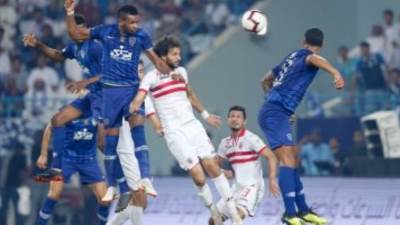 الزمالك ضد الهلال.. إنتهاء الشوط الأول بالتعادل الإيجابي بهدف لكل فريق