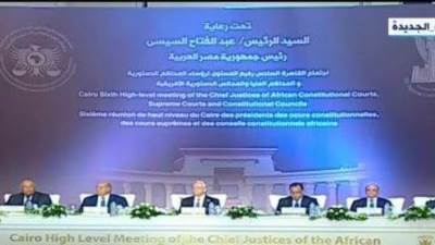 انطلاق فاعليات الاجتماع السادس رفيع المستوى لرؤساء المحاكم والمجالس العليا والدستورية الأفريقية