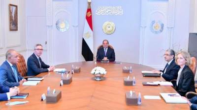 السيسي يستقبل رئيس شركة "سكاتك" النرويجية لتوليد الطاقة الجديدة لبحث التعاون