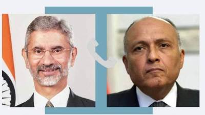 وزير الخارجية لنظيره الهندي: مصر تتطلع لمشاركة الهند في مؤتمر المناخ بشرم الشيخ