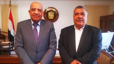 وزير قطاع الأعمال خلال لقائه رئيس لجنة الصناعة بمجلس النواب