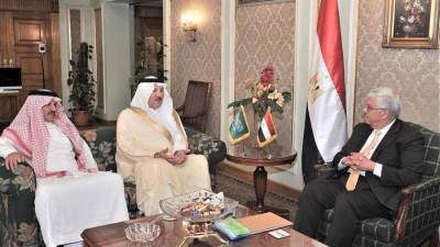 سفير خادم الحرمين الشريفين لدى مصر يلتقي وزير التعليم لبحث التعاون العلمي