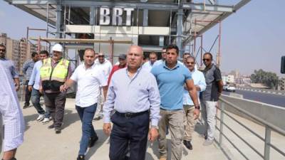 وزير النقل يتابع أعمال المرحلة الثانية من مشروع تطوير وتوسعة الطريق الدائري