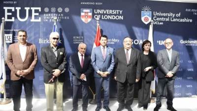 وزير الشباب والرياضة يزور مقر الجامعات الأوروبية بالعاصمة الإدارية الجديدة 