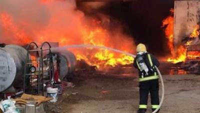 اندلاع حريق هائل داخل مصنع كتان بزفتى.. والحماية المدنية تحاول السيطرة