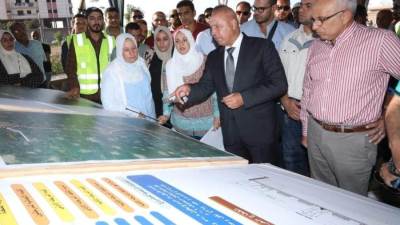 النقل تنتهي من كوبري علوي أعلى مزلقان العصلوجي بخط الزقازيق /بلبيس /شبين القناطر/ القاهرة