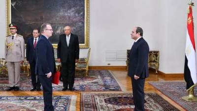 بالاسماء.. الرئيس السيسي يتسلم أوراق اعتماد 13 سفيراً جديداً