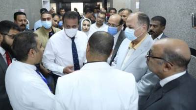 "وزير الصحة" يوجه بتوريد 100 سرير لمستشفى الإيمان العام وتجديد جميع الأسرة