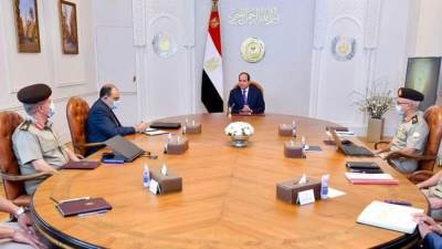 الرئيس السيسي يتابع الموقف الإنشائي لمشروعات الهيئة الهندسية على مستوى الجمهورية