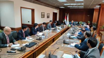 «سويلم» وسفير اليابان يناقشان تنفيذ مشروع إنشاء مجموعة قناطر ديروط الجديدة